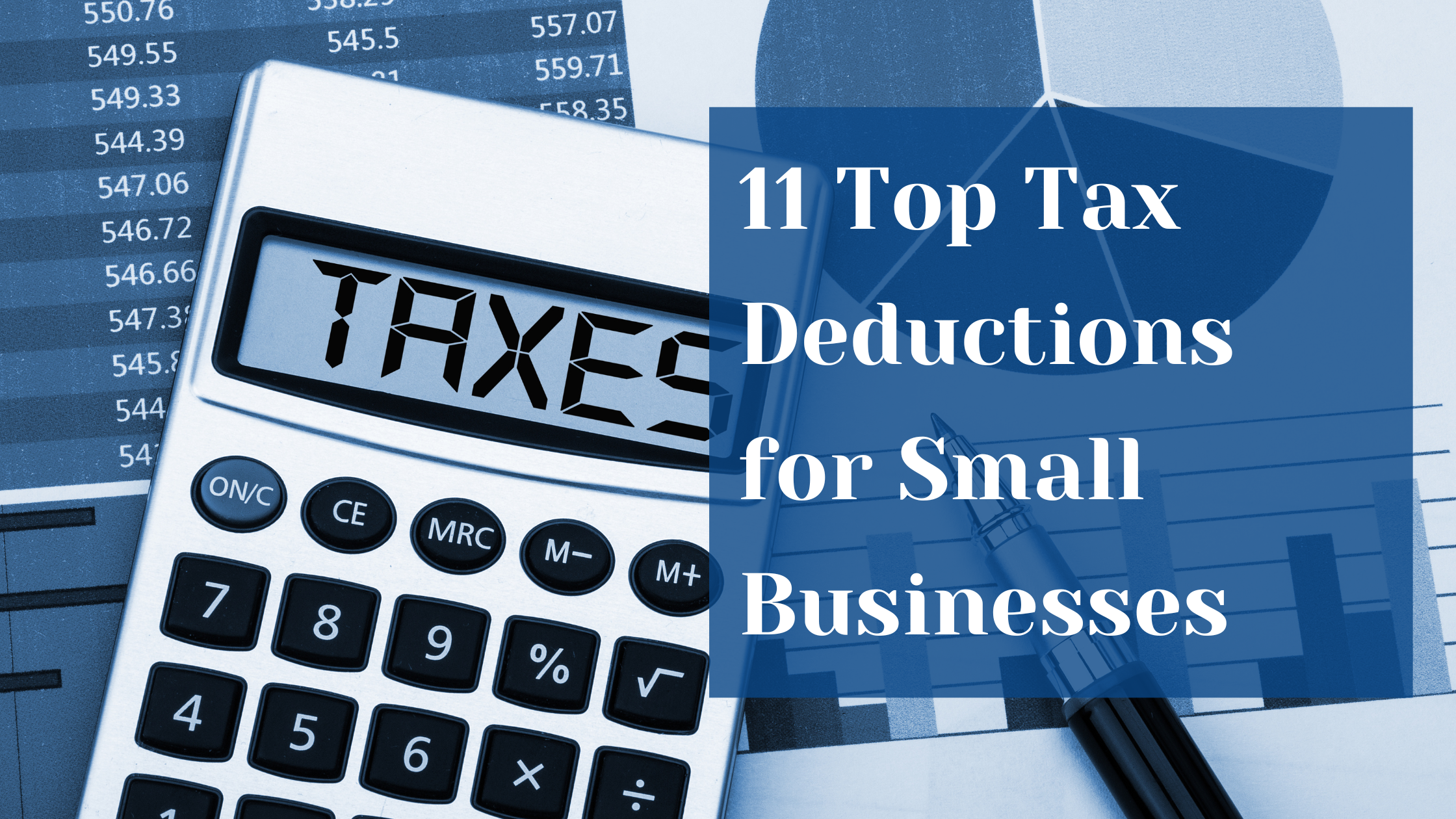 11 Top Tax Deductions for Small Businesses